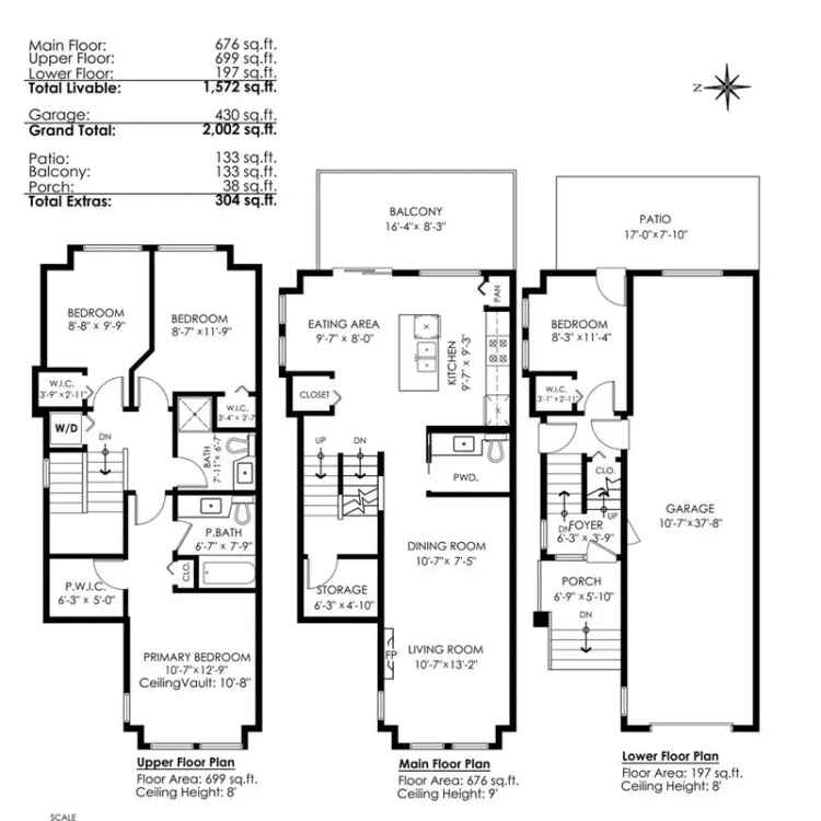 Willoughby Heights Townhouse 4 Bed 3 Bath End Unit For Sale