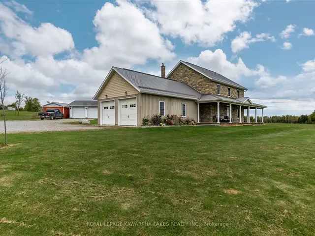 148 Acre Modern Family Home near Lindsay