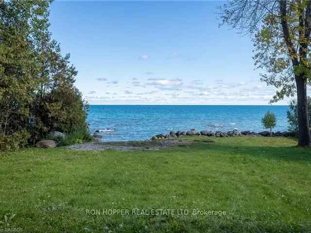 Waterfront Vacant Building Lot in Meaford