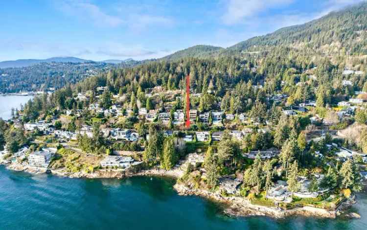 West Vancouver Waterfront Lot: Custom Home Opportunity