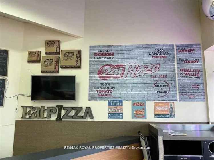 Peterborough Pizza Business For Sale - 1000 sq ft