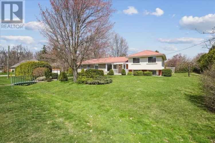 Spacious 4-Level Side Split Home on 12 Acre Lot in Waterdown