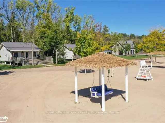 Georgian Bay Estate: 11+ Acres, Private Beach, 3 Cottages