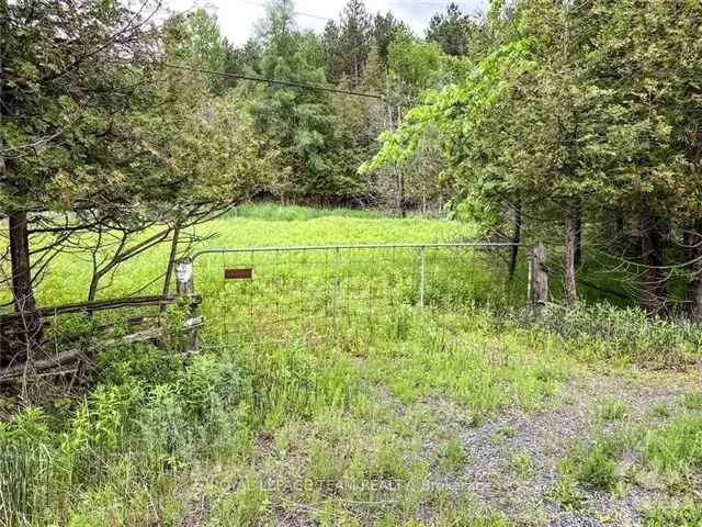 Land For Sale in Lanark Highlands, Ontario