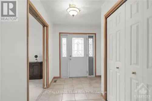 House For Sale In Greely, Ottawa, Ontario