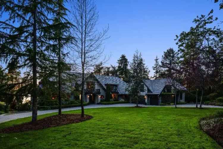 Locally Designed North Saanich Beachfront Estate Asks $10.5M