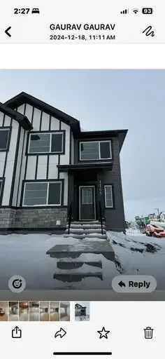 Rent Brand New House in Chestermere with 4 Bedrooms and 3 Washrooms