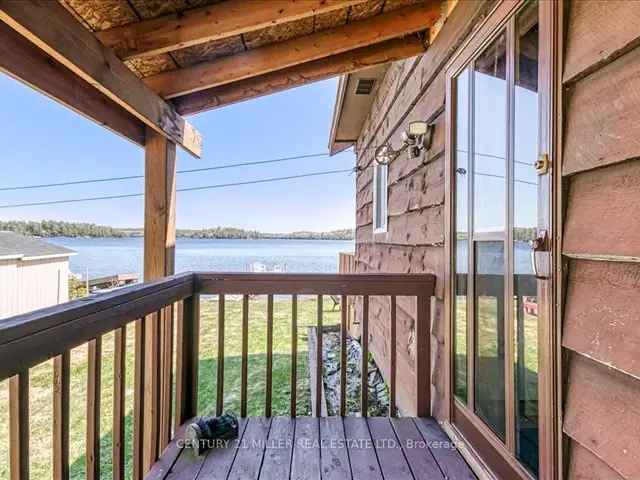 French River Waterfront A-Frame Home Family Retreat