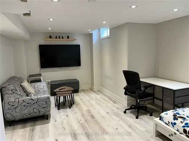 1 Bedroom Basement Unit Female Only Near York University