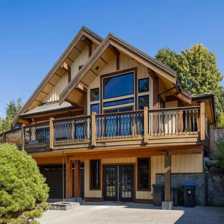 For Sale Custom Built House Chalet Style with Stunning Mountain Views