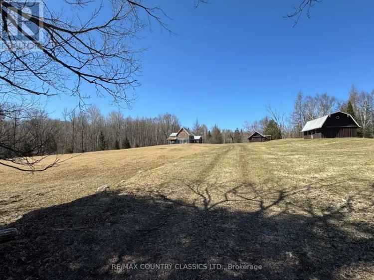 Peaceful Century Home on 62 Acres Near Bancroft