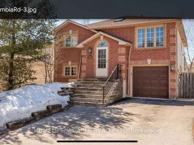 Spacious 3 1 Bedroom Raised Bungalow in South Barrie