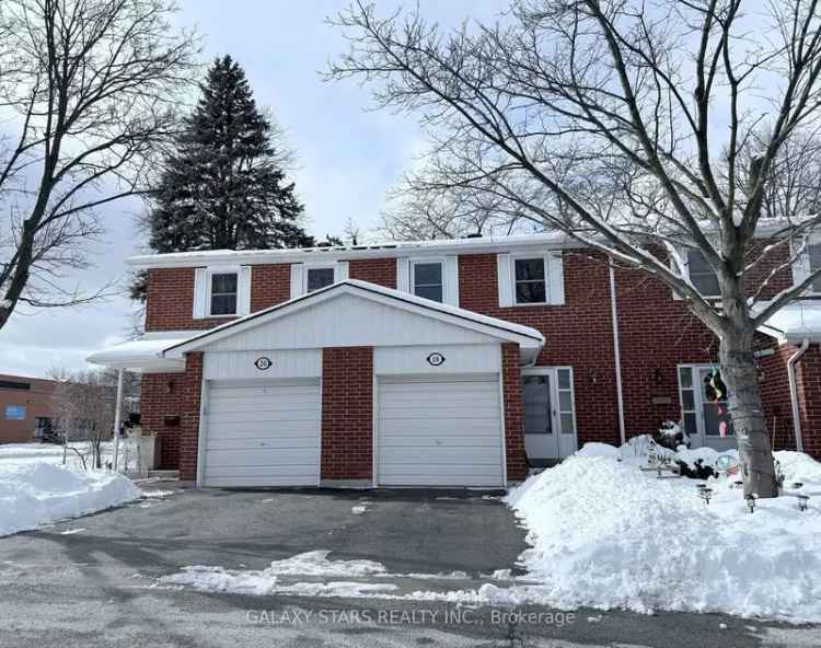 Thornhill Townhouse 3 Beds 2 Baths Attached Garage Finished Basement