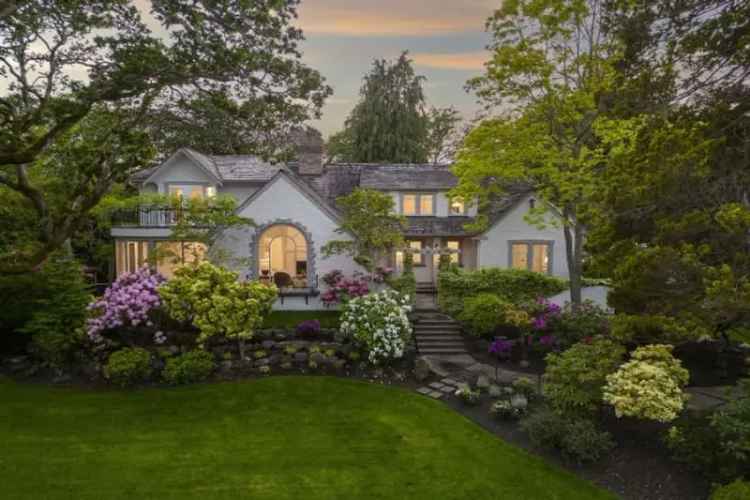 Elegant Country-Style Home Built In 1931 Hits Oak Bay Market For $3.5M