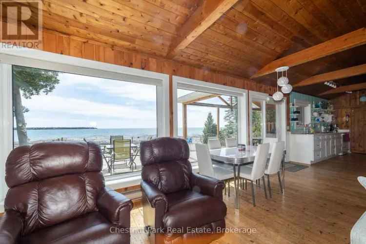Waterfront Retreat Two Cottages Lake Huron Shoreline