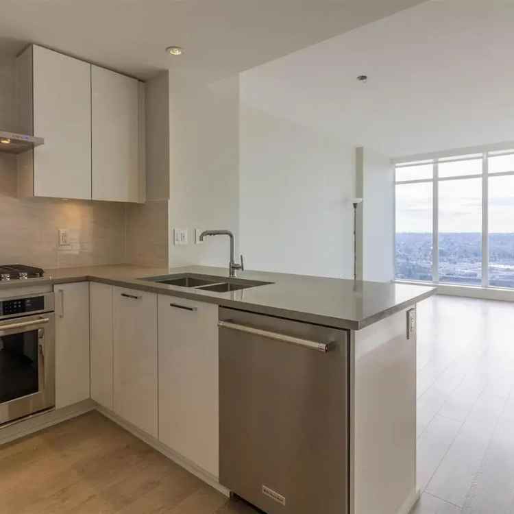 Luxury 1-Bedroom+Flex Condo in North Burnaby with Stunning Views