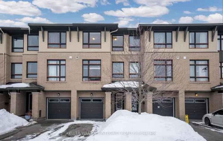 For Sale Executive Townhome in Barrhaven with Modern Features