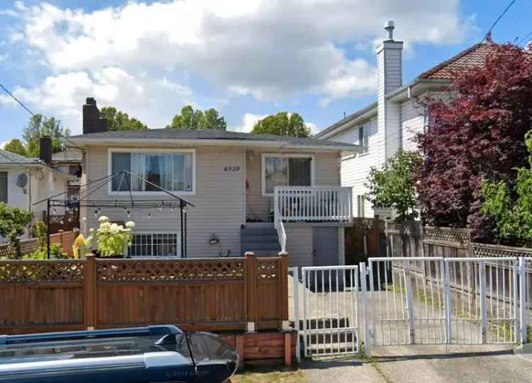 4939 Rupert Street Vancouver Development Opportunity