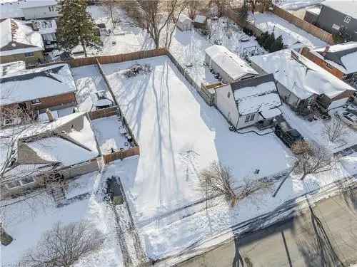 Vacant Land For Sale In Vanier, Kitchener, Ontario