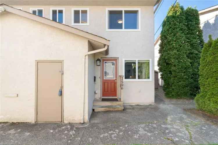 Spacious 3 Bed 2 Bath Townhouse in Central Nanaimo with Private Yard