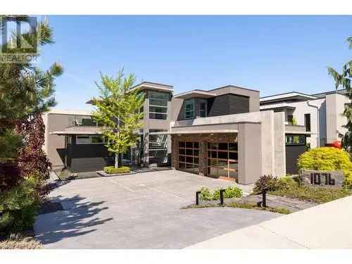 Modern Masterpiece Lower Mission Kelowna Home for Sale