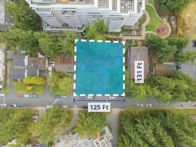 White Rock Town Centre Lot: 6-Storey Rental or 4-Storey Condo Development