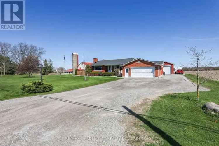 Well Kept Brick Bungalow on 1 Acre with Detached Shop and Pool