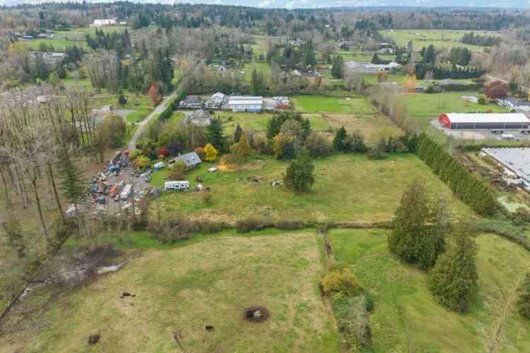 4.86 Acre Estate Property ALR Zoning Near Campbell Valley Park