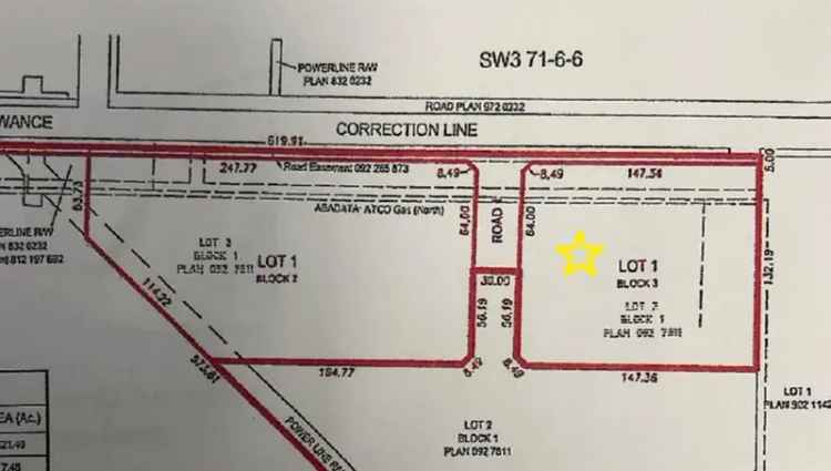 Grande Prairie Industrial Land for Sale