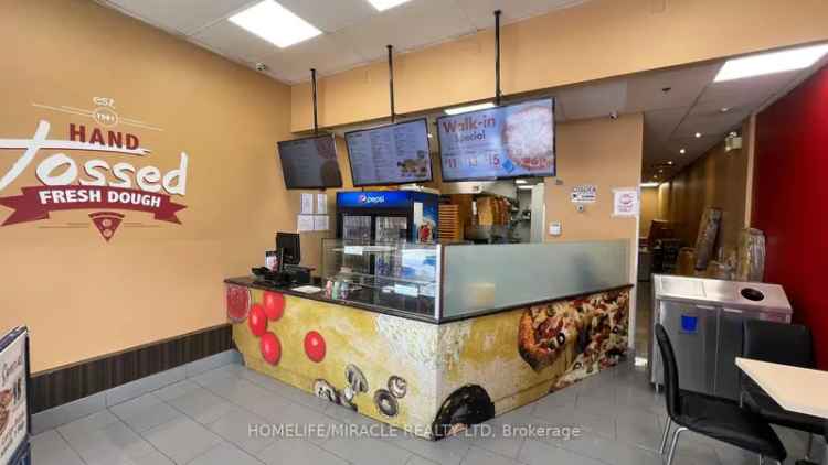 Buy pizza store in Mississauga with strong sales and prime location