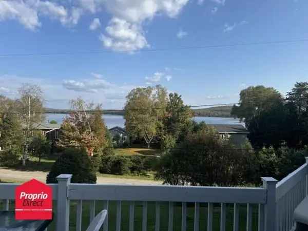 Bungalow for Sale with Lake View in Laurentides