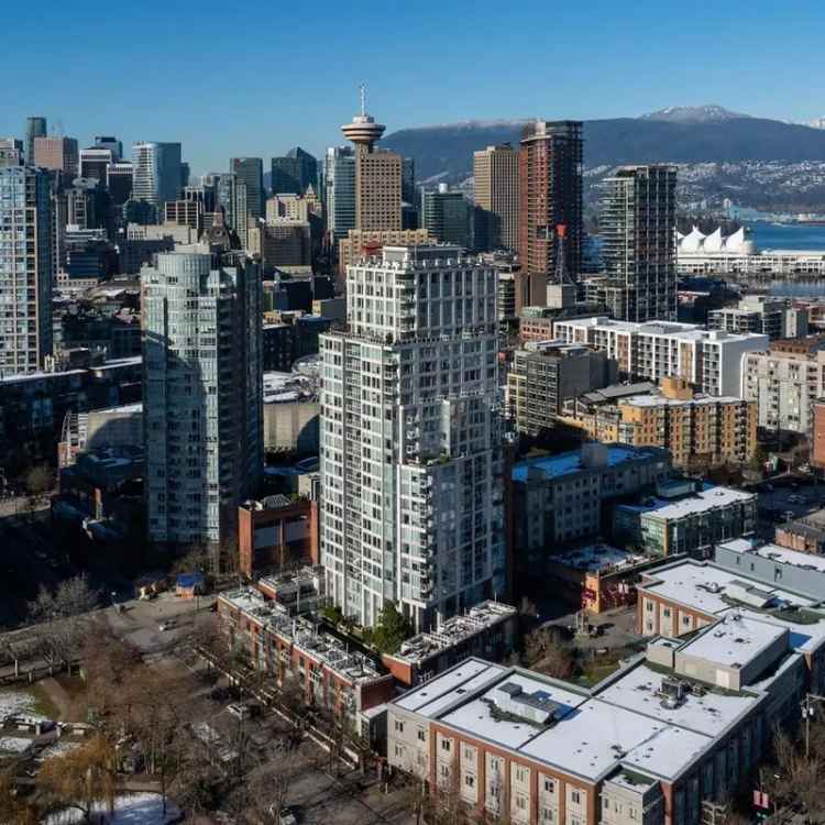 Downtown Vancouver 1-Bed + Den Suite for Sale