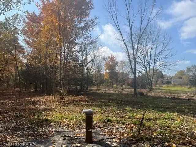 2.47 Acre Lot in Elginburg with Drilled Well - Severance Granted