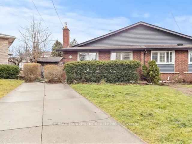 4-Level Backsplit Semi-Detached Brick House in Rosedale