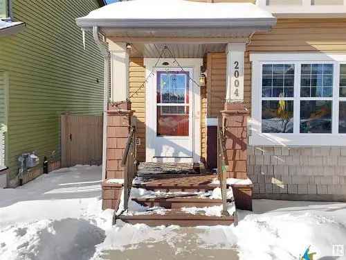 Buy Duplex for Sale in Laurel Edmonton with Finished Basement and AC