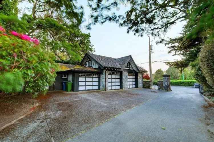 Historic Waterfront Manor Built In BC's Oak Bay Hits Market For $10M