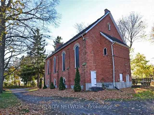 Historic 1879 Church for Sale Near Dundas