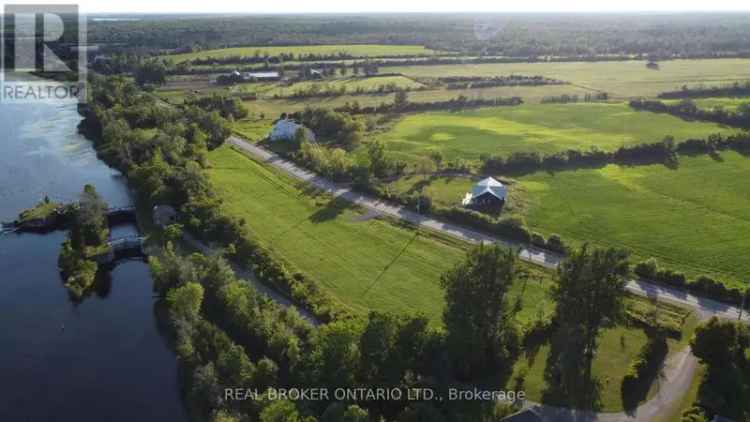 Unique Rideau Canal Waterfront Lot - 2.06 Acres