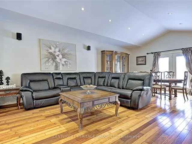 5-Acre Custom 4-Bedroom Bungalow Near Hwy 400