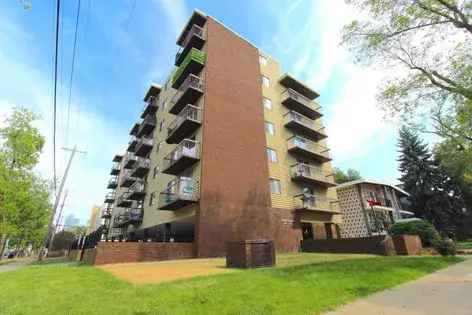 Rent Apartment in Edmonton with Balcony and Underground Parking