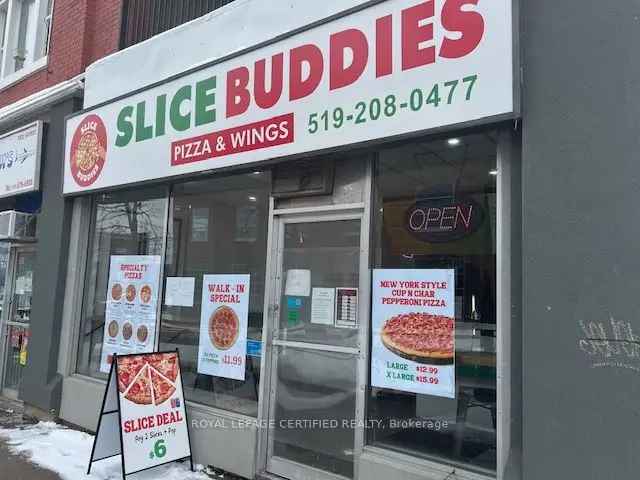 Rent Pizza Store in Kitchener with High Foot Traffic and Low Rent