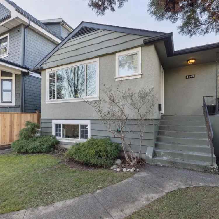 East Vancouver Home for Sale Near Trout Lake - Rental Suite & Redevelopment Potential