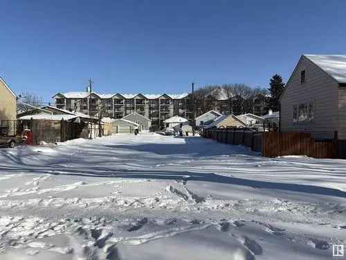 Buy Vacant Land in Parkdale Edmonton with Multiple Housing Options