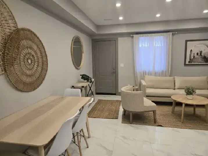 2 BDRM Bloor Dufferin Furnished Backyard Apartment