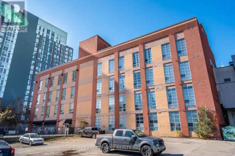 Downtown Hamilton Loft Condo One Bedroom Modern Industrial