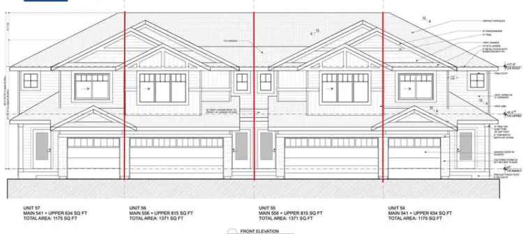 Trumpeter Townhome: 2-Storey, 3 Beds, Bonus Room, Double Garage