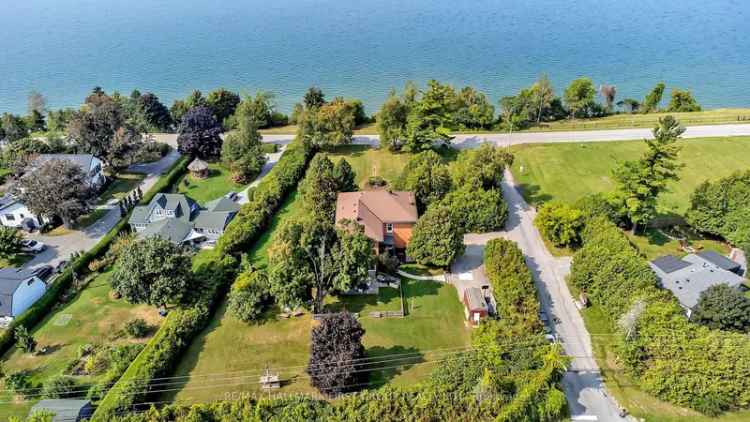 Rent Grand Dame Property on Lake Simcoe with Private Dock and Garden