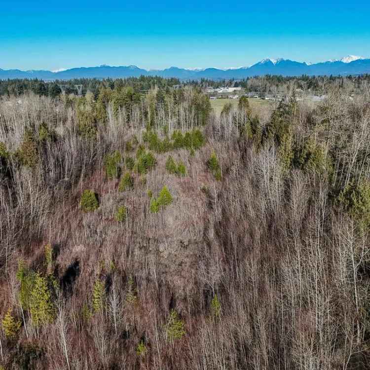 9.49 Acres in Brookswood Estate Lot for Sale