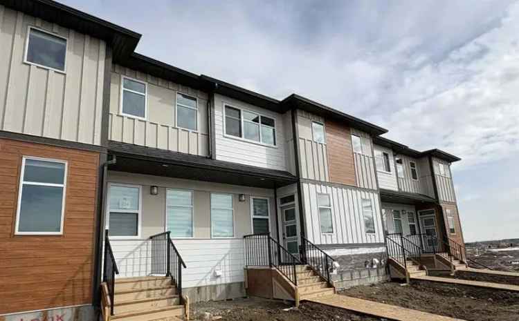 Luxurious Townhouse for Sale in Calgary with Double Car Garage and Deck