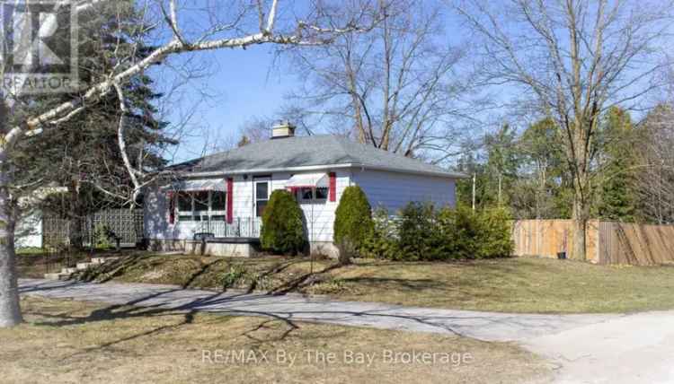 Stayner Bungalow: Mature Lot, Deck, Workshop, Finished Basement